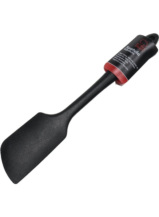 Chef Craft Premium Dishwasher Safe Silicone Angled Spatula Black 11inch 13665 - Image 2
