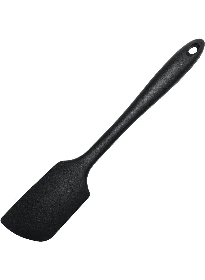 Chef Craft Premium Dishwasher Safe Silicone Angled Spatula Black 11inch 13665 - Image 1