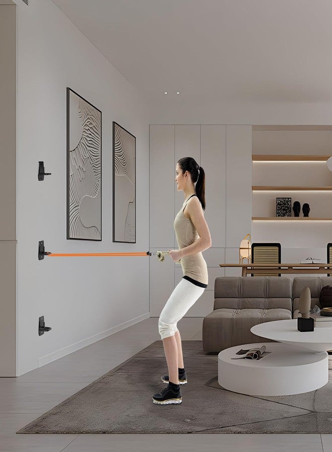 GAGUIUP Resistance Band Wall Anchor, 3PCS Mount System, Black Metal, Unique Style, Arm & Body Workout, Home Gym & PT, Easy Install - Image 5