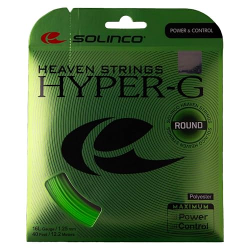 Solinco HyperG Round Tennis String 18 Green - Image 3
