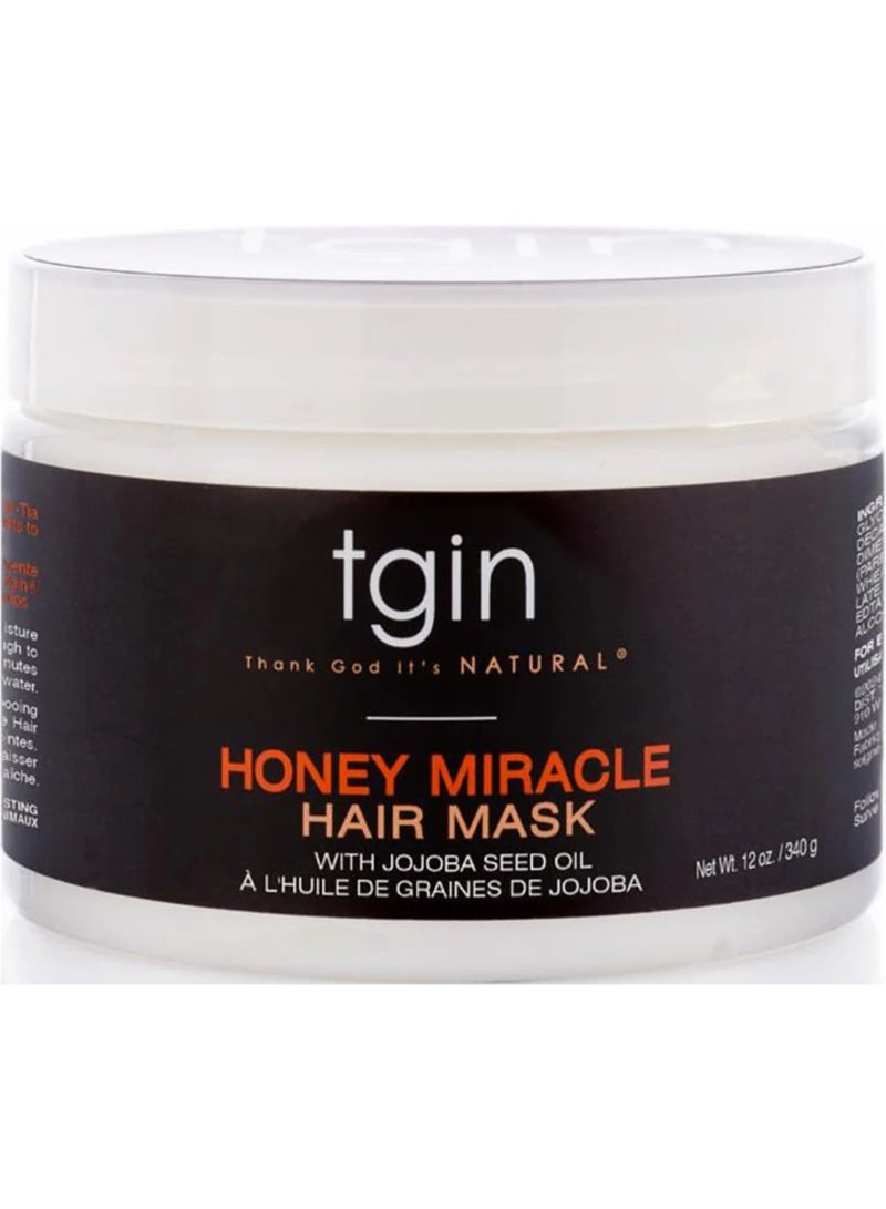 Tgin Thank God Its Natural Honey Miracle Hair Mask 12oz/340g