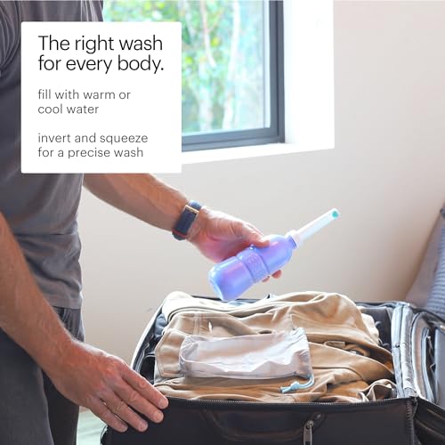 Brondell GoSpa Travel Bidet GS-70 Easy-to-use Portable Bidet with Convenient Nozzle Storage, Travel Bag, 400 ml Capacity, and Angled Nozzle Spray - Image 4