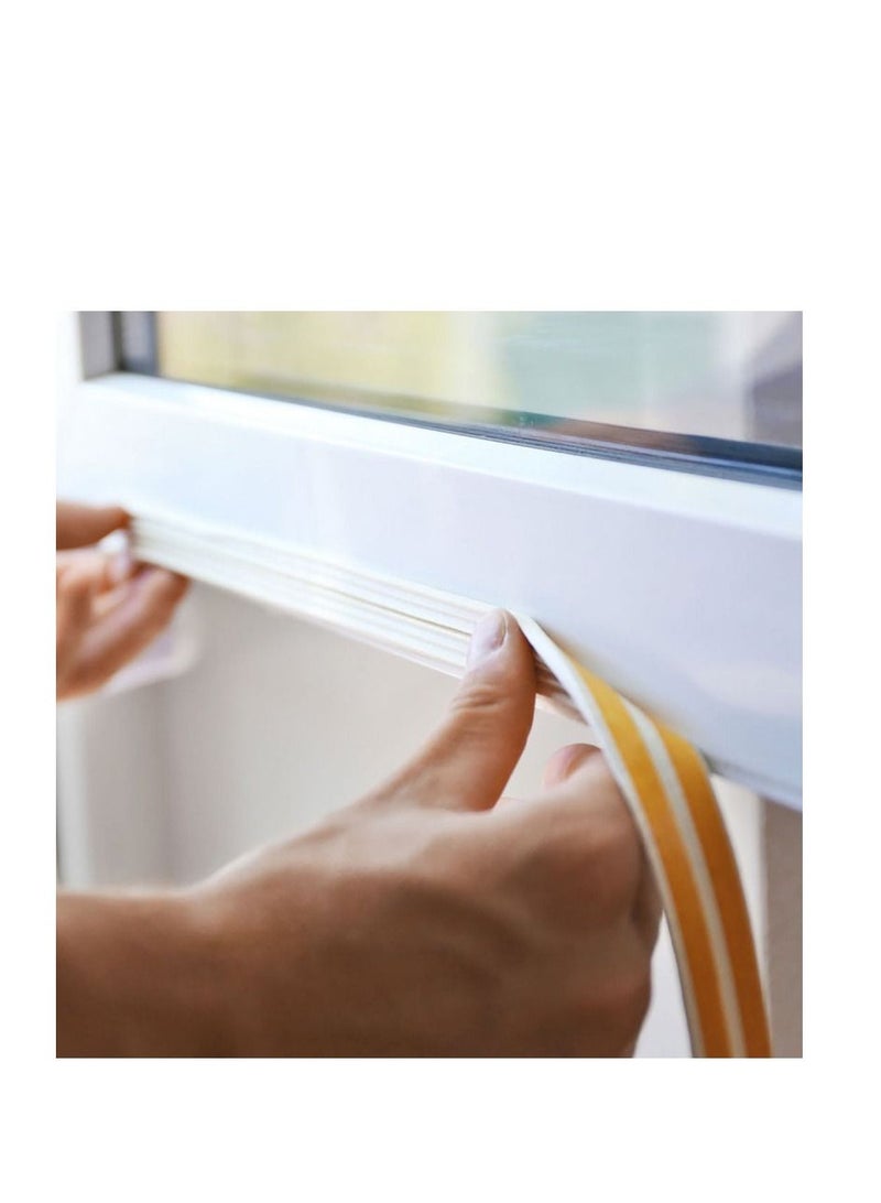 Beorol Self Adhesive Doors And Windows Foam Seal Strip White 6meter - Image 3