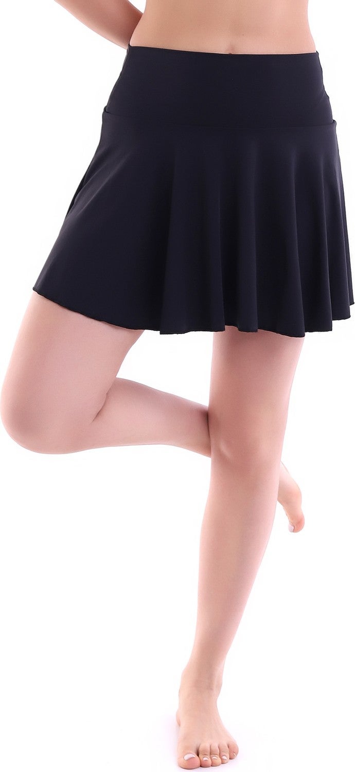 Aykum , Beach Skirt Pareo, Skirt without underwear Black - Image 2