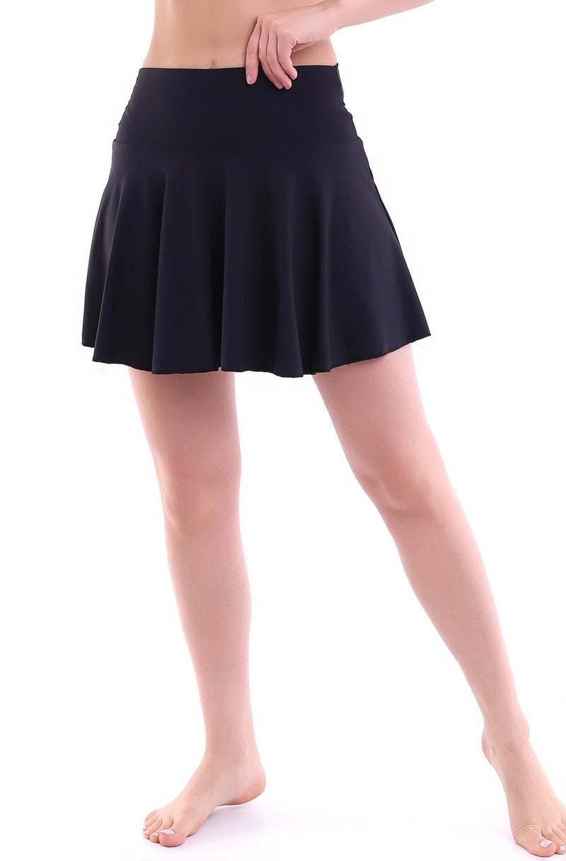 Aykum , Beach Skirt Pareo, Skirt without underwear Black - Image 3