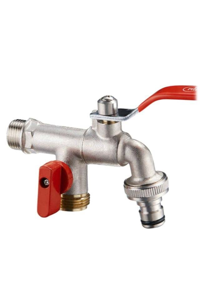 NIBEMINENT Garden Water Double Tap Red/Silver  - Image 1