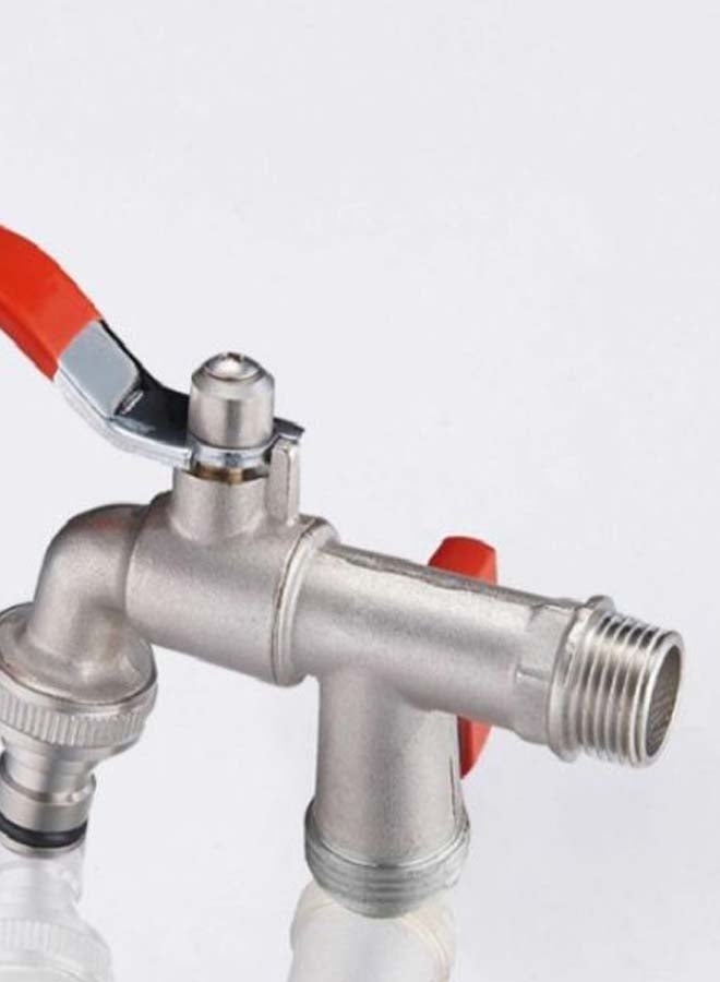 NIBEMINENT Garden Water Double Tap Red/Silver  - Image 2