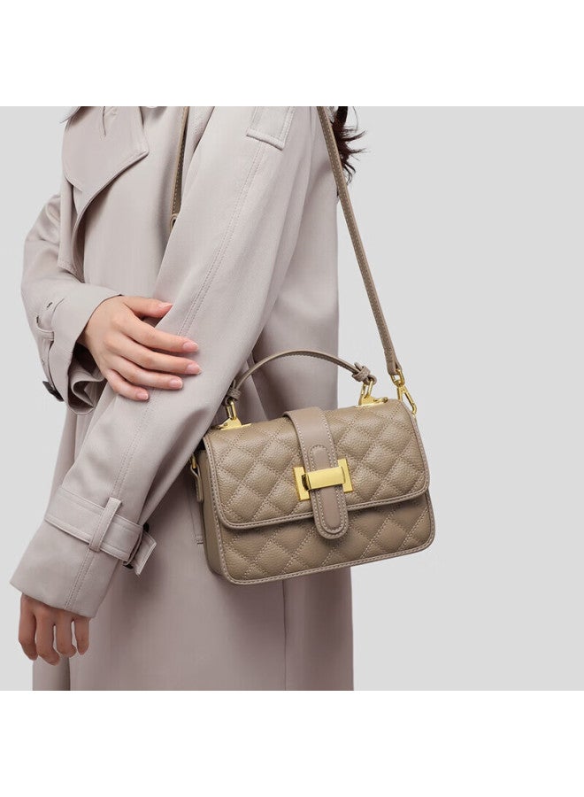 Yuyula Leather Handbag, Women's Brand Crossbody And Tote Bag, Light Luxury Shoulder Bag, Birthday And New Year Gift For Women And Girlfriends - Image 1