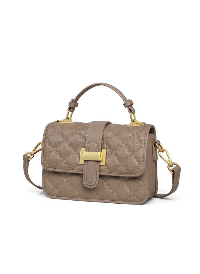 Yuyula Leather Handbag, Women's Brand Crossbody And Tote Bag, Light Luxury Shoulder Bag, Birthday And New Year Gift For Women And Girlfriends - Image 2