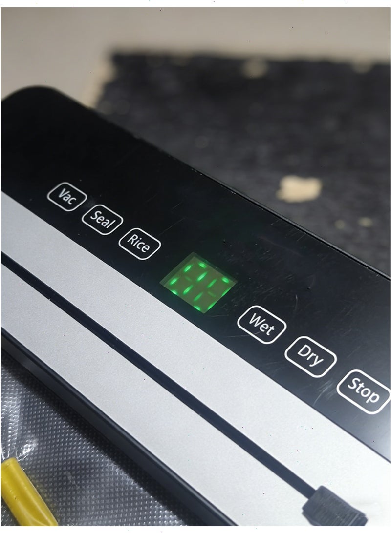 Yoawllty Vacuum Sealer, Automatic Sealing Food Saver Machine with 50Pcs Sealing Bags, Dry & Moist Sealing Modes, Built-in Cutter,for Food Fresh and Storage - Image 5
