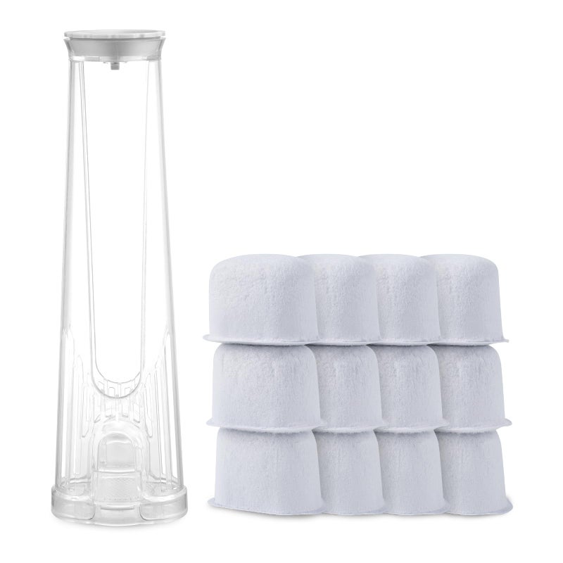 Keurig Filter Replacement Starter Kit for Keurig 20 Brewers K Select KClassic K350 to K575 KCafe Elite KExpress KDuo PLUS with Side Reservoir Filter Holder and 12 Replacement Water Filters