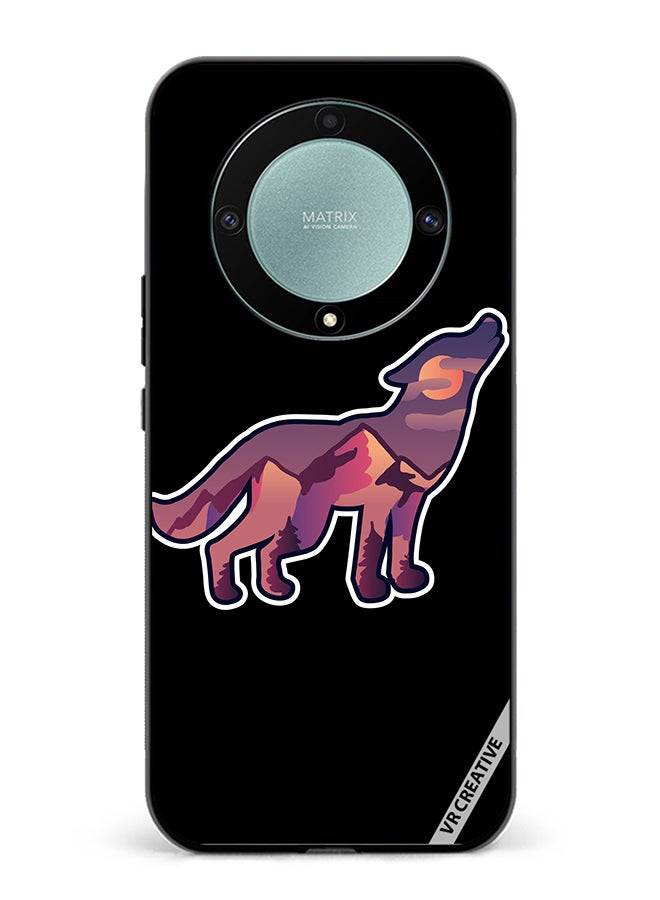 VR CREATIVE Protective Case Cover For Honor X9b Wild Wolf Design Multicolour - Image 1