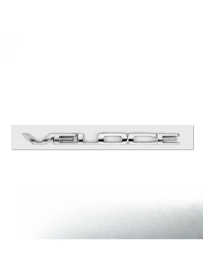 شعار سيارة VELOCE فضي ملصق شعار لسيارة ألفا روميو جوليا ستلفيو - Image 5