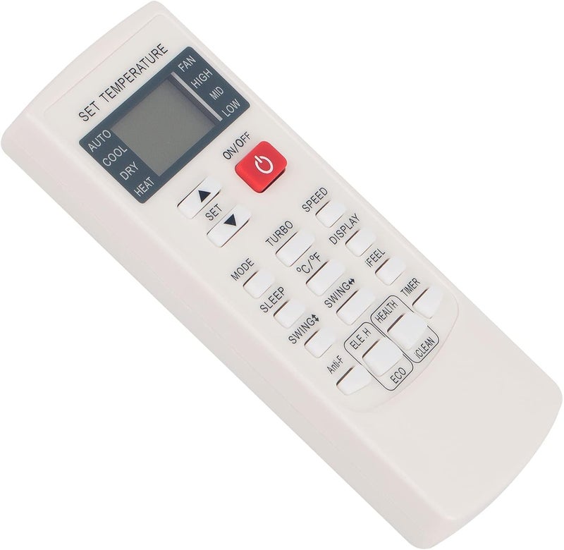 PERFASCIN YKR-H/102E YKR H/102E Replacement Air Conditioner Remote Control fit for AUX Air Conditioner AC A/C Remote Control YKR-H/002E YKR-H/006E YKR-H/101E - Image 1