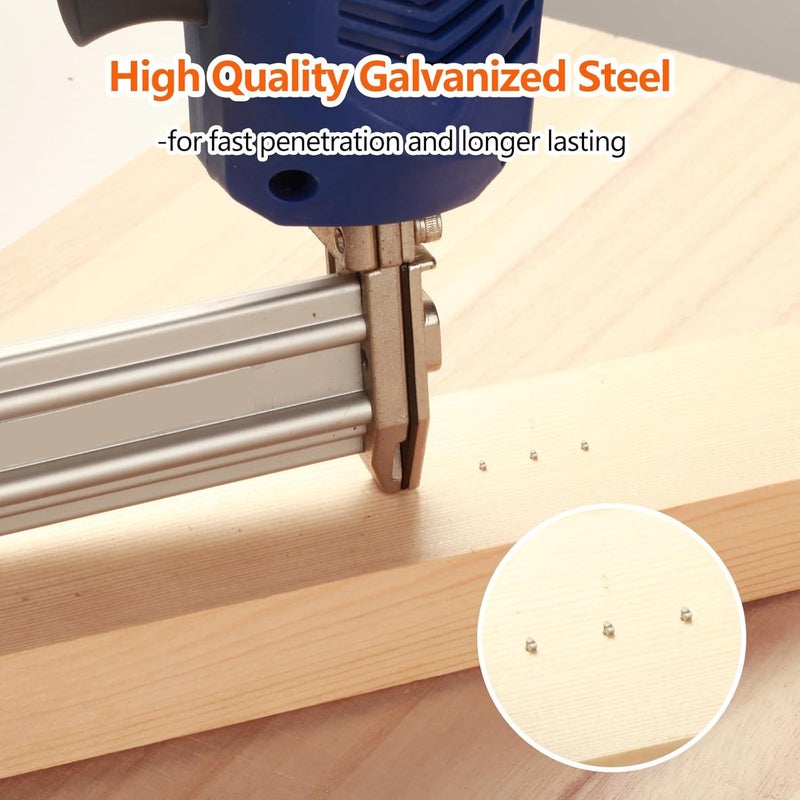 SITLDY Straight Finish Nails, 16 Gauge, 2000-Pack (1-1/2", 1-3/4", 2", 2-1/2", 500 Per Size), Galvanized, Assorted Size Project Pack, for Pneumatic, Electric 16GA Straight Finish Nailer - Image 4