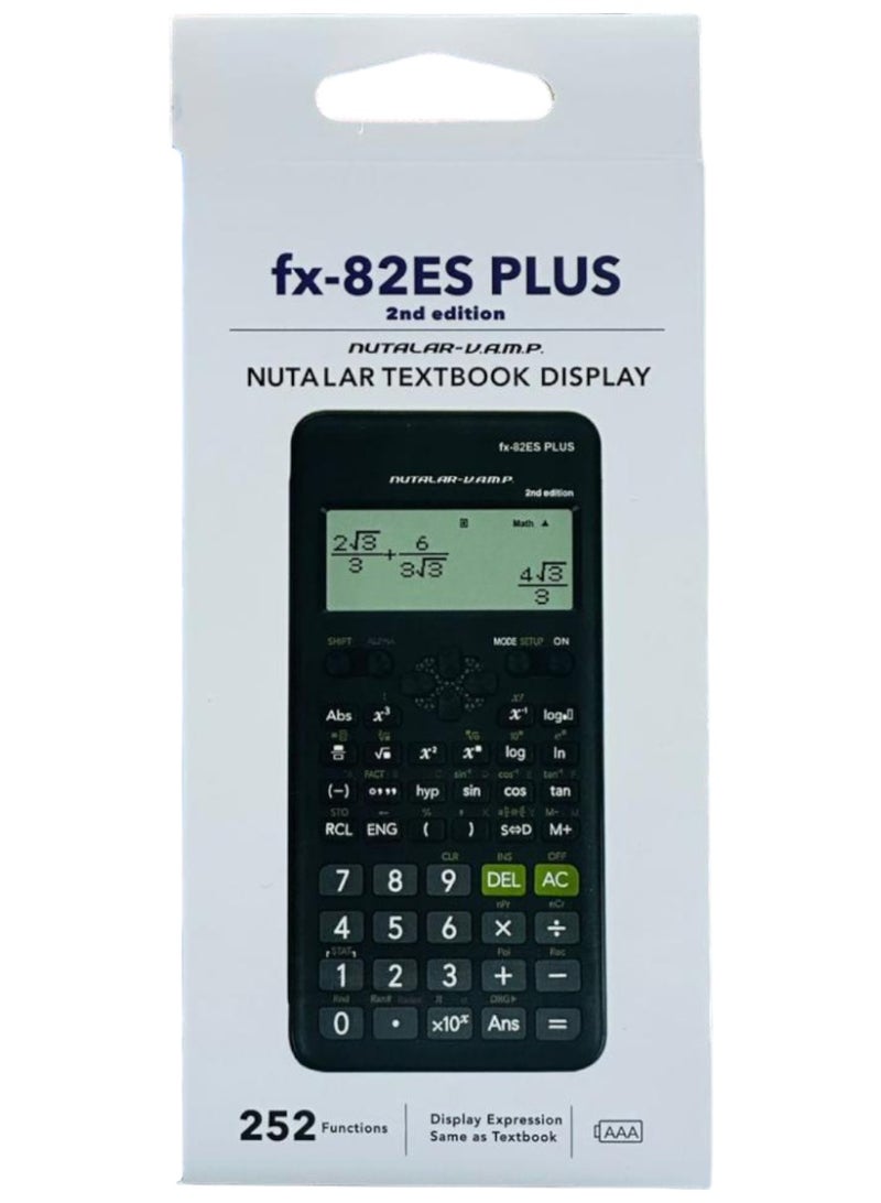 Standard Scientific Calculator  Perfect for Students and Professionals, fx-82ES PLUS-2 - Image 1