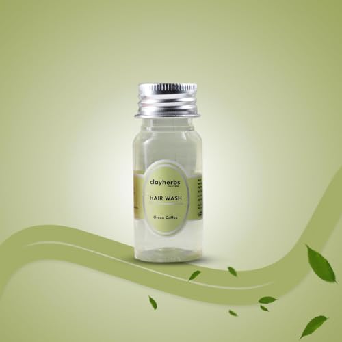 Clayherbs (35ml) Pack Of (100) Bulk Mini Hair Wash, Hotel Toiletries Shampoo, Travel Size Toiletry Kit, Guest Amenities, Spa and Saloon Shampoo - Image 1