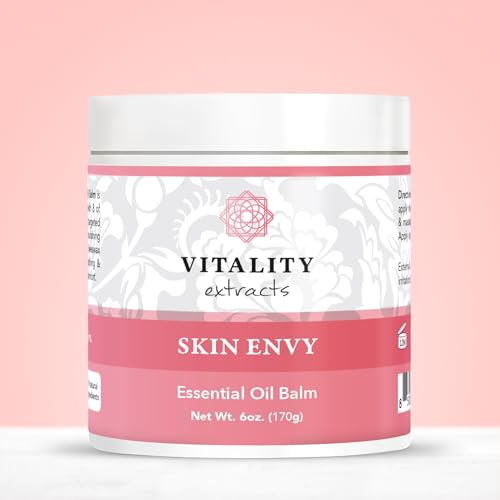 Vitality Extracts Skin Envy Essential Oil Balm 6oz Moisturizer Beeswax Vitamin A Skin Care All Natural Coconut Oil - Image 3