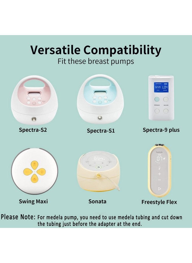 TOVVILD Breast Pump Milk Collection Cup - Compatible with Spectra S1/S2/S9, Not Original Accessories, Replace Breast Pump Kits, 24mm Flange Milk Collector Cup Tubing Parts - Image 2