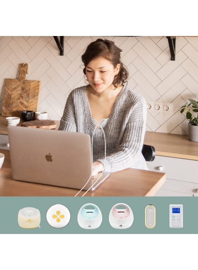 TOVVILD Breast Pump Milk Collection Cup - Compatible with Spectra S1/S2/S9, Not Original Accessories, Replace Breast Pump Kits, 24mm Flange Milk Collector Cup Tubing Parts - Image 3