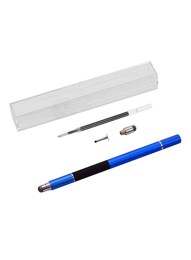 NIBEMINENT 3 In 1 Touchscreen Precision Stylus Pen With Disc And Fiber Tip Blue - Image 1
