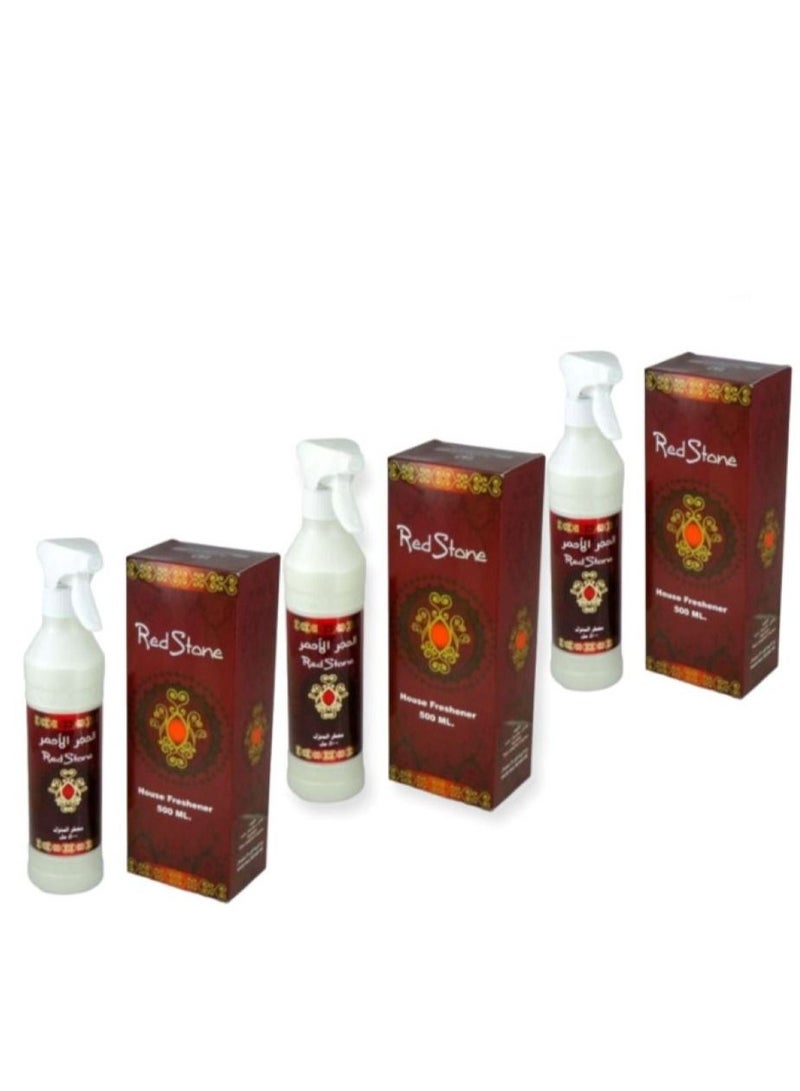 Banafa Red Stone Home Freshener, consisting of 3 pieces, 500 ml - Image 1