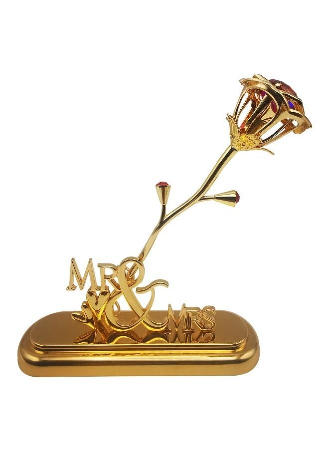 Home Decoration Gold Plated Mr.Mrs Sign With Rose Flower - pzsku/ZFCD16EB827884E96568DZ/45/_/1672386375/46b6bbb2-3b66-4077-8341-dacf94619cde