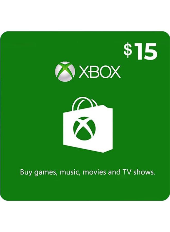 Xbox Live Gift Card -USA 15 USD