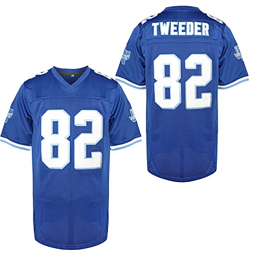 MESOSPERO Men 82 Charlie Tweeder 69 Billy Bob Varsity Blues Movie West Canaan Coyotes Football Jersey All Stitched S-XXXL (82 Blue, X-Large, x_l) - Image 1