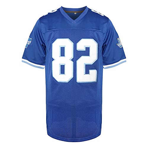 MESOSPERO Men 82 Charlie Tweeder 69 Billy Bob Varsity Blues Movie West Canaan Coyotes Football Jersey All Stitched S-XXXL (82 Blue, X-Large, x_l) - Image 2