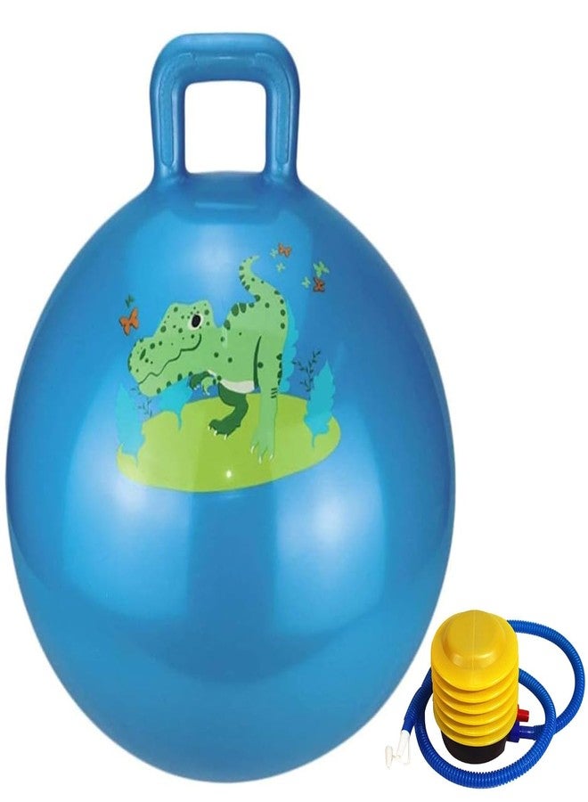 RAIYARAJ Hopper Ball for Kids| Hippity Hop | Exercise & Fitness | Jumping Hopping Therapy Ball | Pump Included | Field Day | Blue - Image 1