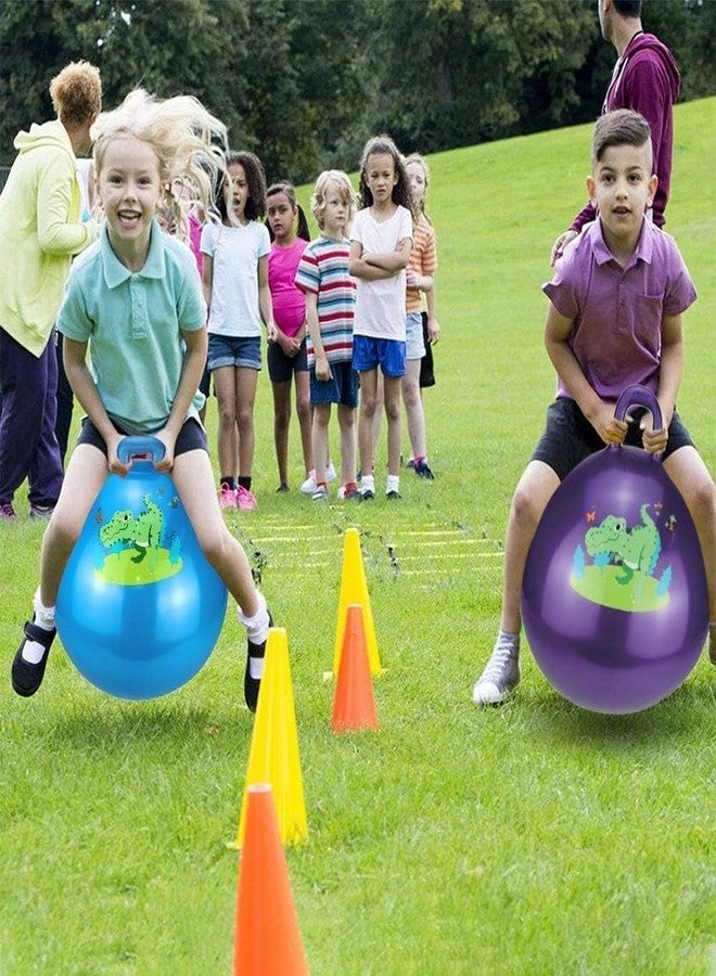 RAIYARAJ Hopper Ball for Kids| Hippity Hop | Exercise & Fitness | Jumping Hopping Therapy Ball | Pump Included | Field Day | Blue - Image 3