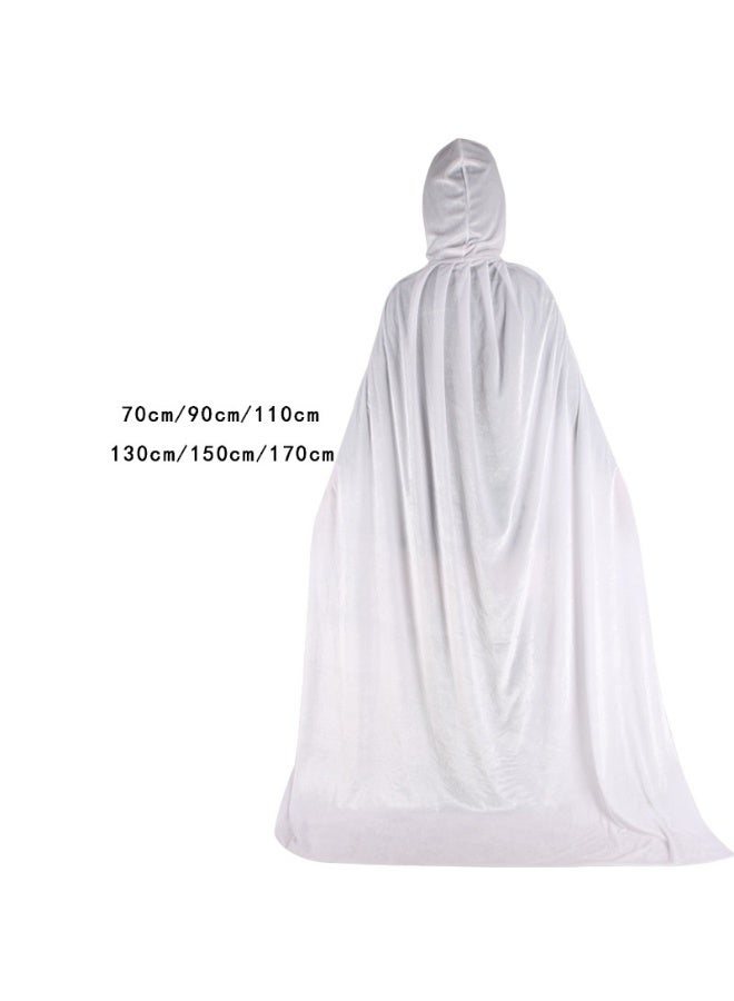 NIBEMINENT Halloween cape, masquerade, dance party costume, velvet witch cape, Death cloak and cape - Image 1