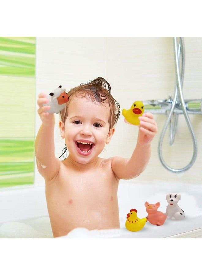 ArtCreativity Vinyl Farm Animals, Pack of 12 Assorted Squeezable Toys, Farm Birthday Party Favors for Kids, Fun Bath Tub and Pool Toys for Children, Educational Learning Aids for Boys and Girls - Image 4