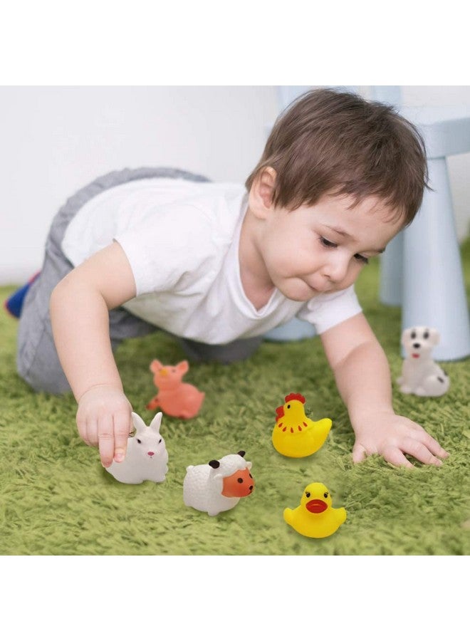 ArtCreativity Vinyl Farm Animals, Pack of 12 Assorted Squeezable Toys, Farm Birthday Party Favors for Kids, Fun Bath Tub and Pool Toys for Children, Educational Learning Aids for Boys and Girls - Image 5
