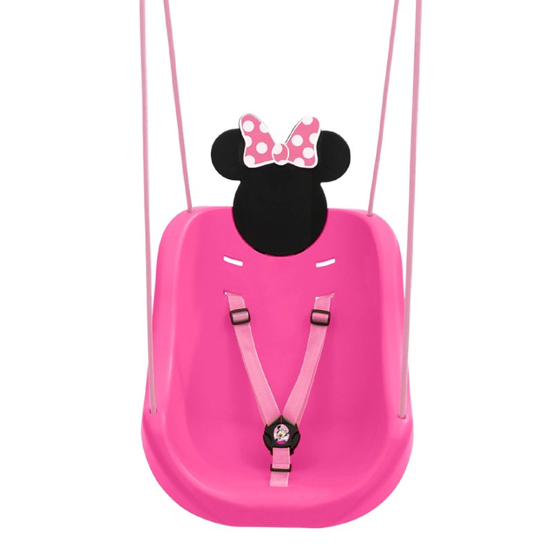 Delta CHILDREN Disney Minnie Mouse 2-in-1 Outdoor Swing by Delta Children â€“ for Babies and Toddlers â€“ Full Bucket Seat - Image 1