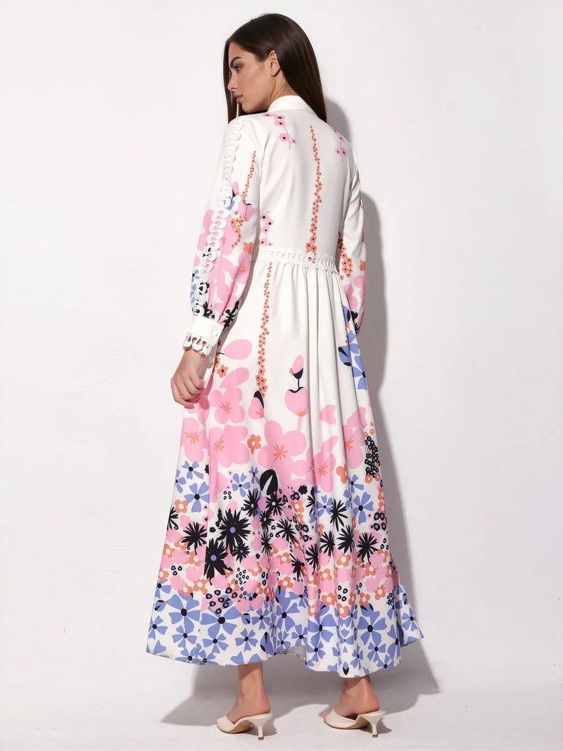 Jennyfer Floral A-line Maxi Dress - Image 4