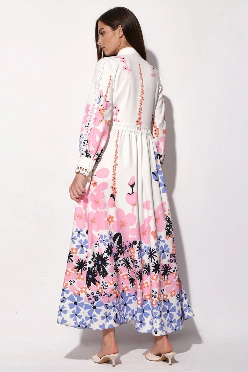 Jennyfer Floral A-line Maxi Dress - Image 4