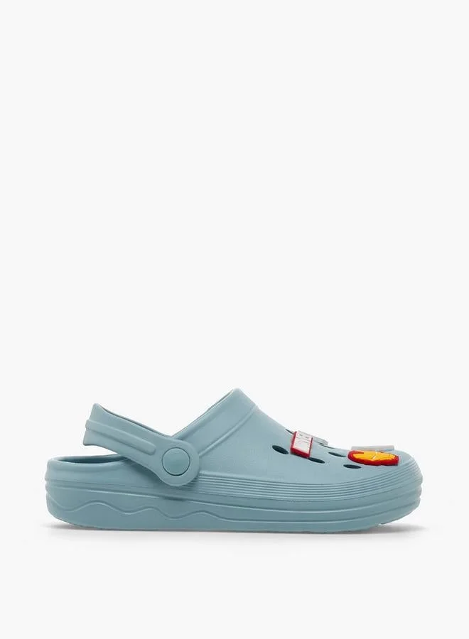 مارفل Boys Backstrap Avengers Accent Clogs