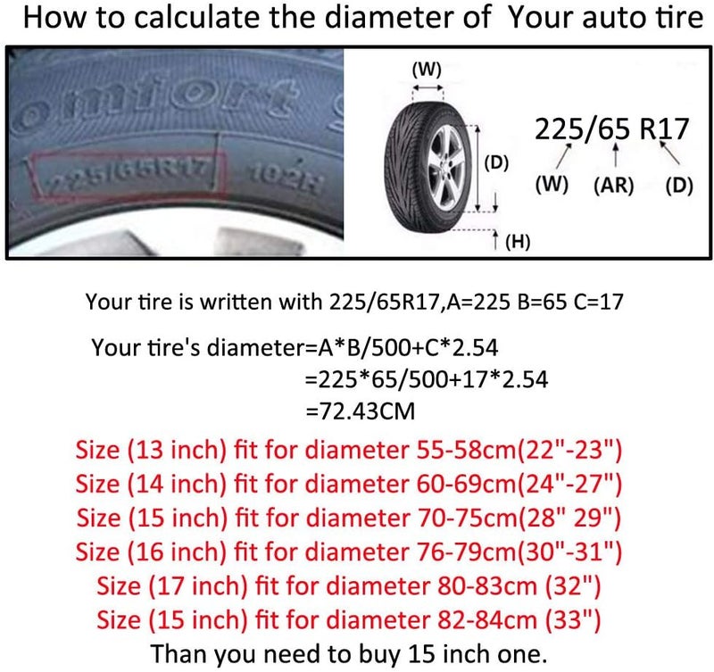 ESUPPORT 13 Inch Spare Tire Cover - Image 5