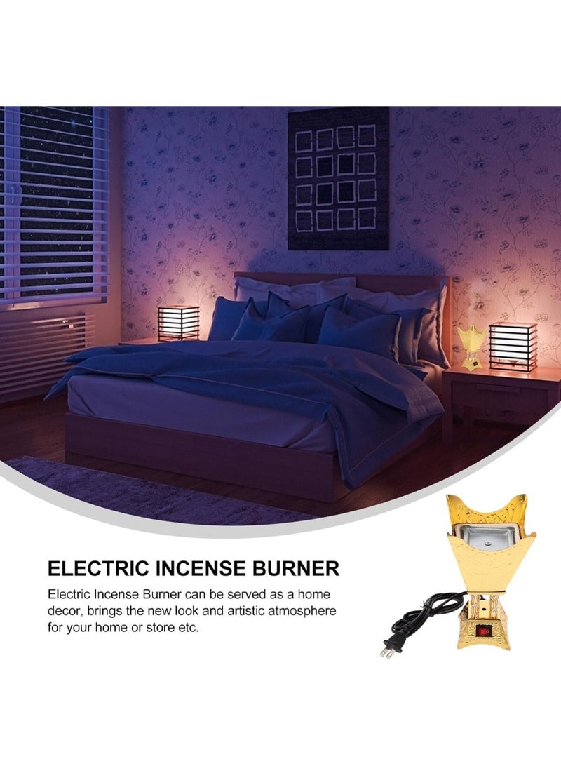 Electric Incense Burner Metal Burning Sandalwood Burner  - Image 5