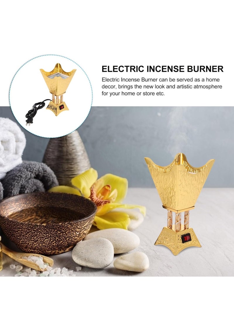 Electric Incense Burner Metal Burning Sandalwood Burner  - Image 3
