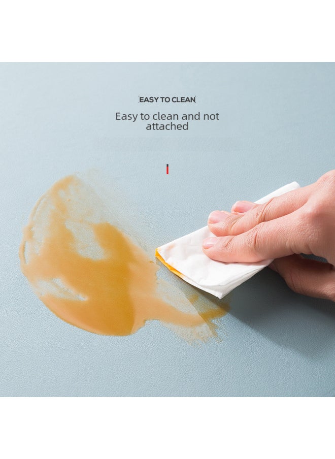 Extra Large Anti-slip Leather Mouse Pad Computer Keyboard Office Desk Writing Coffee Table Pattern Printed Logo-Color:120cm*60cm-Pattern:Dark Blue + Velvet Bottom Sewn  - Image 4