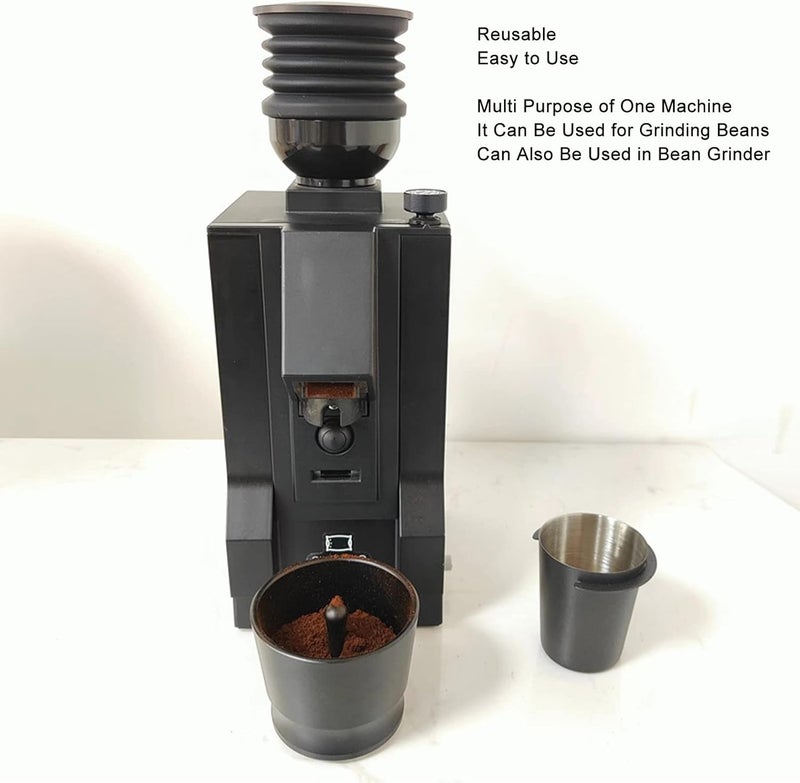 LICAEVEY Coffee Grinder, Single Dose, Aluminium Alloy, Black, For Mignon Machines, Grinding - Image 5