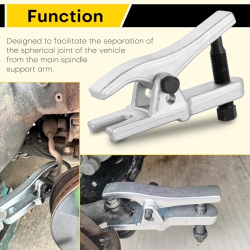 Acymner Universal Ball Joint Separator | Heavy Duty Removal Tool for Separating Arms, Tie Rods, and Ball Joints, Adjustable Opening from 1-1/8" to 2-1/8" Ideal for Cars, Trucks, and ATVs - Image 5