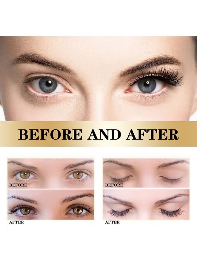 EELHOE Lash & Brow Intense Regeneration Serum，Eyelashes Enhancer Liquid, Organic Castor Oil with Brush, Advanced Formula for Longer Fuller Thicker Eyelashes and Eyebrows, Perfect for Natural Growth Boost, 20ML - Image 3