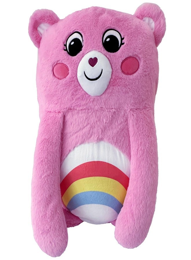 Happy Nappers Care Bears Cheer Bear Pillow Pocket Pal - Plush Animal Case - Image 1