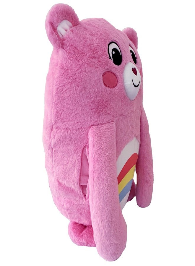 Happy Nappers Care Bears Cheer Bear Pillow Pocket Pal - Plush Animal Case - Image 3