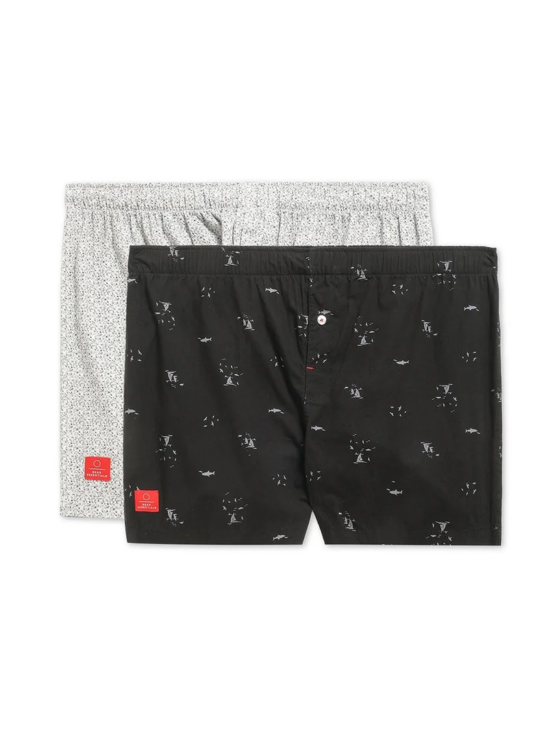 THE BEAR HOUSE Mens Cotton Boxers Multipack Soft Breathable Underwear for Men Loose Fit Comfortable Boxer Shorts for Daily Wear