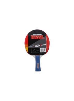 Teloon Comfortable Grip Handles Table Tennis Racquet Red and Blue 15 x 26.5 x 2.3 cm TN-415  - Image 1
